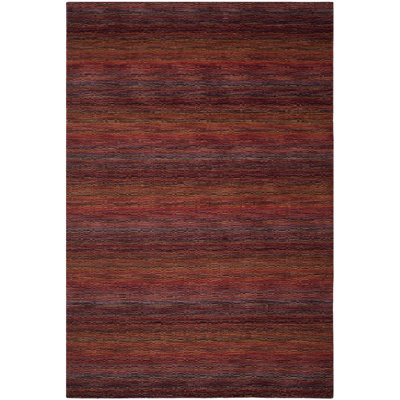 Hossain Hand Loomed Wool Striped Rug