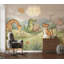 Adorable peinture murale à l'aquarelle pastel-734391751-734391773