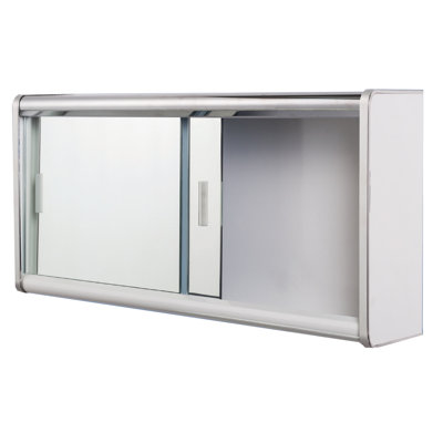  Glissière à fixation en surface pour armoire à pharmacie 48 po x 9,5 po x 5 po
