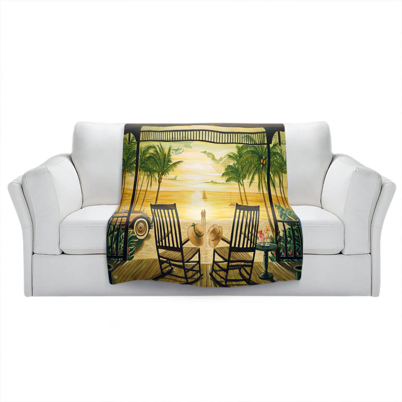 Hand Woven Throw Blanket, 51" x 60"
