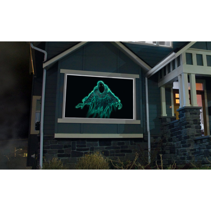 AtmosFX Phantasms Halloween Digital Decoration on USB + 48" x 72" Large Holographic screen