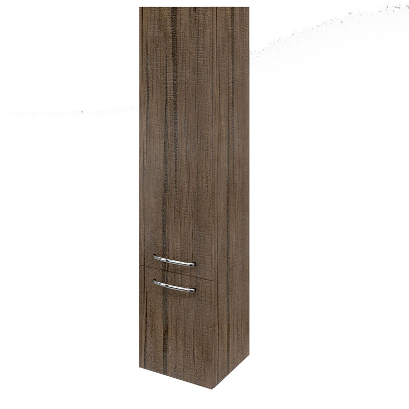 Trejo Tall Bathroom Cabinet, Right, White