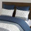 Housse de couette 3 pièces, coton avec capitonnage en chenille, touche délicate, motif, atmosphère lavable à la machine, imprimé-120218535-120218538