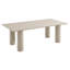 Table de salle à manger d'extérieur en aluminium 87 po Nautica-105239648