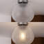 Plafonnier semi-encastré en nickel brossé moderne simple 9,75 po Ruthila pour salon / chambre à coucher-479811655