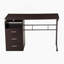 Bureau d'ordinateur avec beaucoup de rangement