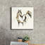 «Golden Horse», art mural sur toile 18 po x 18 po par Chris Paschke