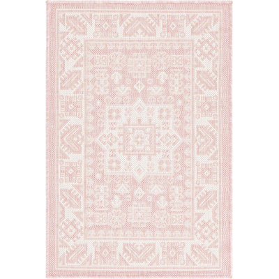 Tapis d'extérieur Chand couleur rose