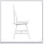 Ensemble de table de salle à manger 5 pièces avec 4 chaises Windsor de style blanc, durable et confortable