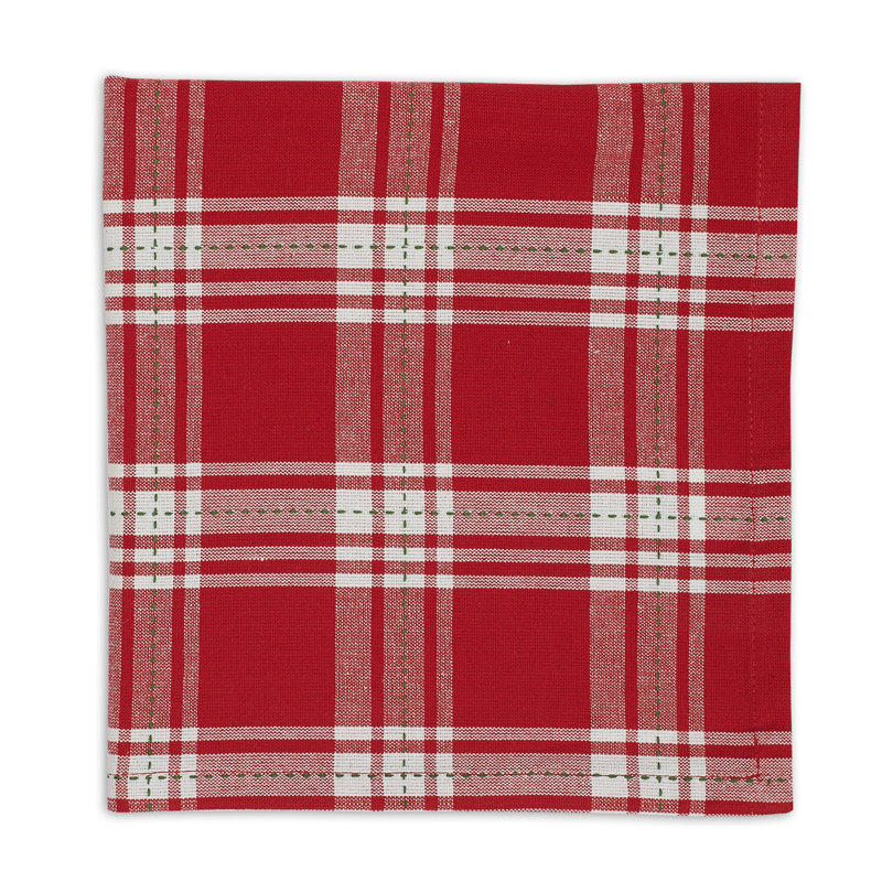 Soheila Cotton Plaid Square Napkin