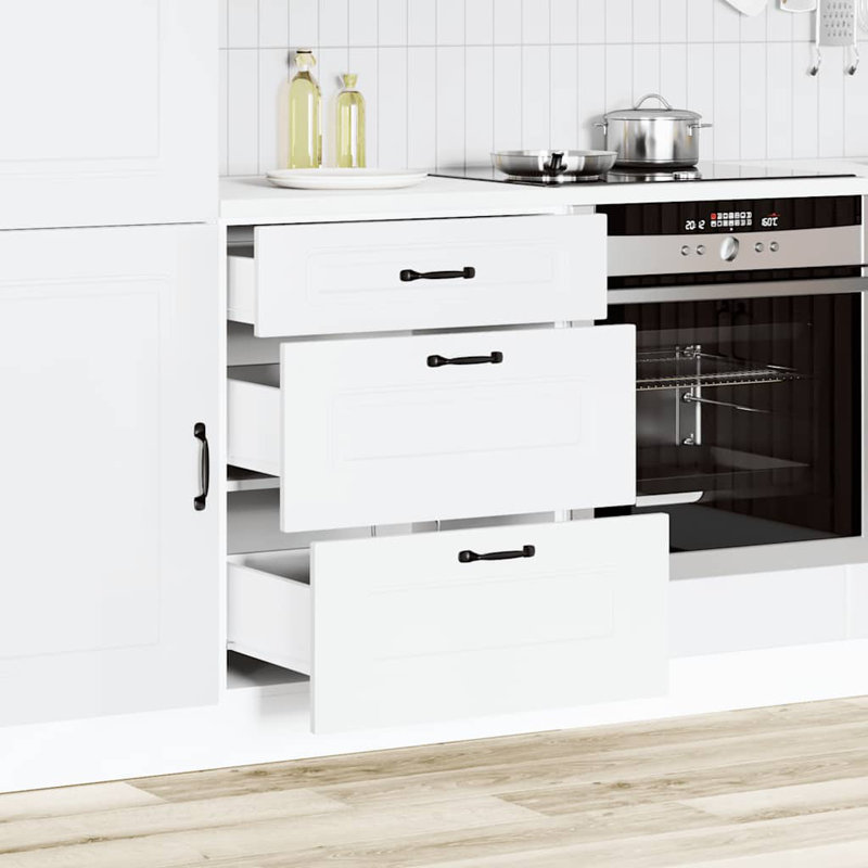 Badriya Standard Base Cabinet, White