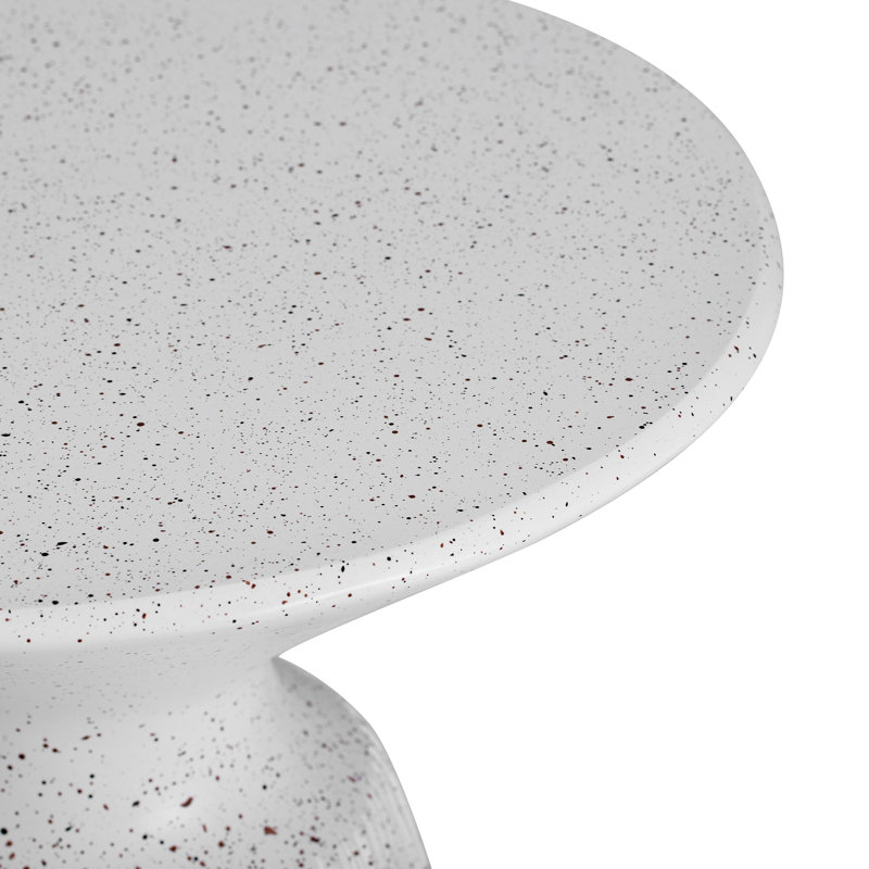 Table d'appoint d'extérieur en marbre texturé MGO