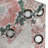 East Urban Home Chrysanthemum Grommet Curtain Garden Feel Floral Dark Salmon Forest Green-106662720