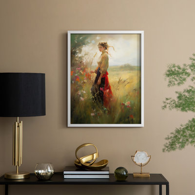 WOMEN Series CECVII - reproduction encadrée de qualité supérieure - prête à être accrochée - aucun clou requis