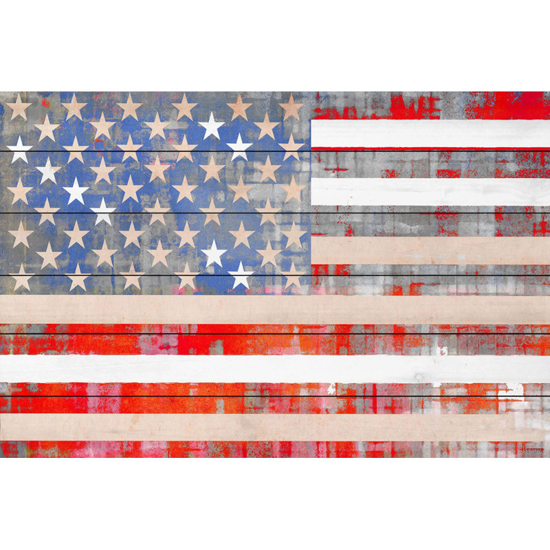 Reproduction d’art sur bois, "american dream" par parvez taj