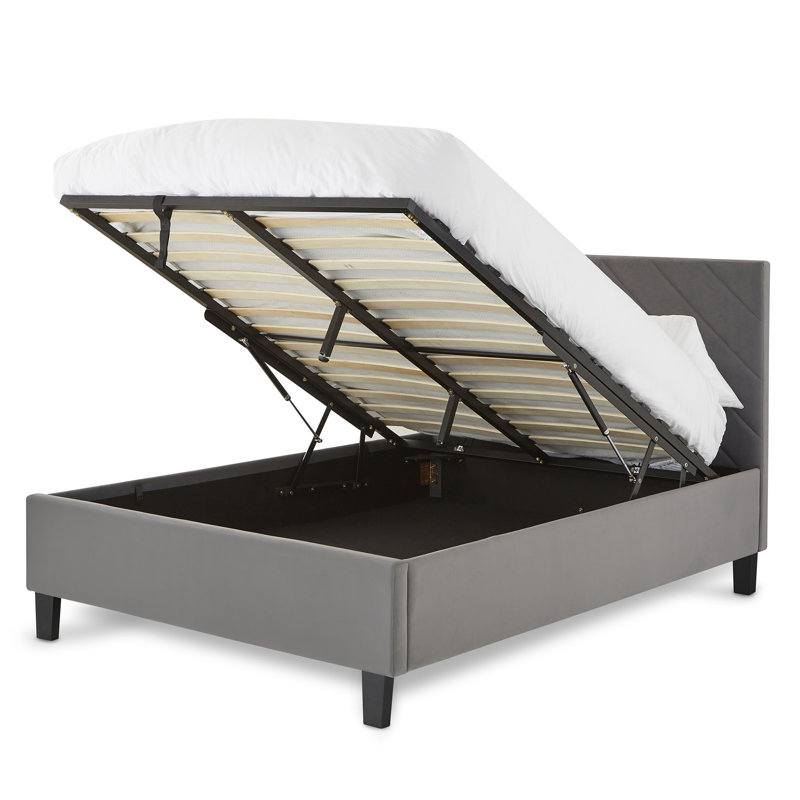 Upholstered Ottoman Bed, Double (4'6)