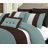 Loft 8-Piece Pleated Stripe Microfiber Comforter Set-273307707-273307708