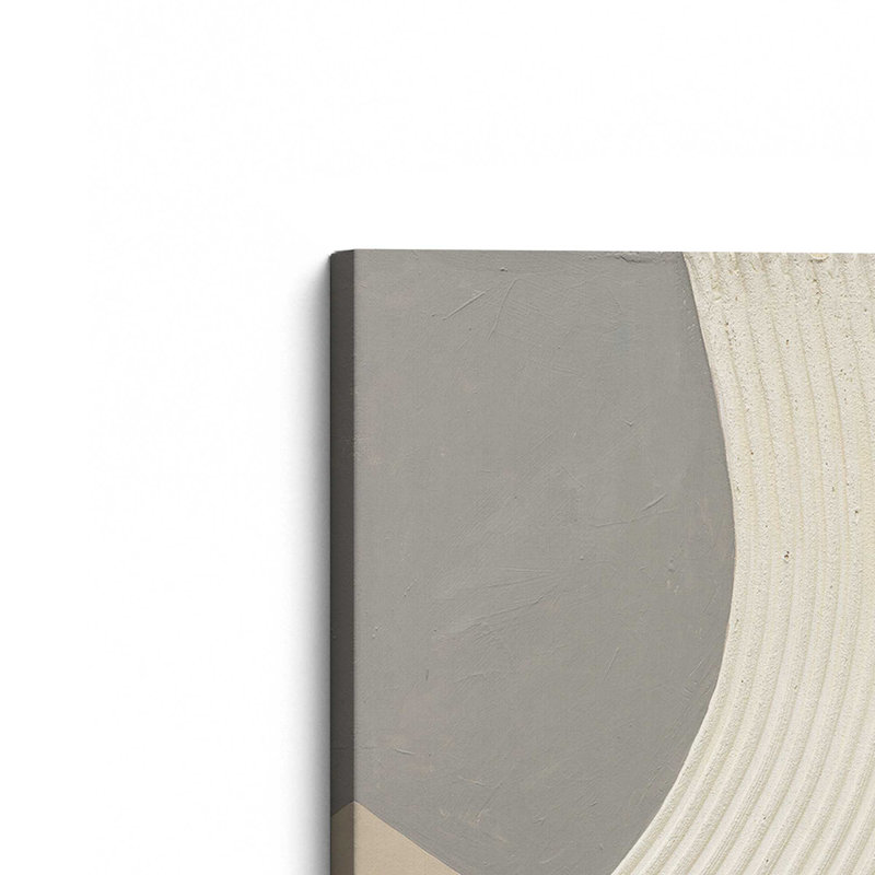 «Rhythm in Neutral Shades II», reproduction sur toile, Toile tendue, H 24 po x l 24 po x P 1,25 po