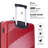3 Piece Luggage Sets PC+ABS Lightweight Suitcase with Two Hooks