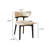 71" Modern Oval Dining Table Set With 6 Dining Chairs-923430469