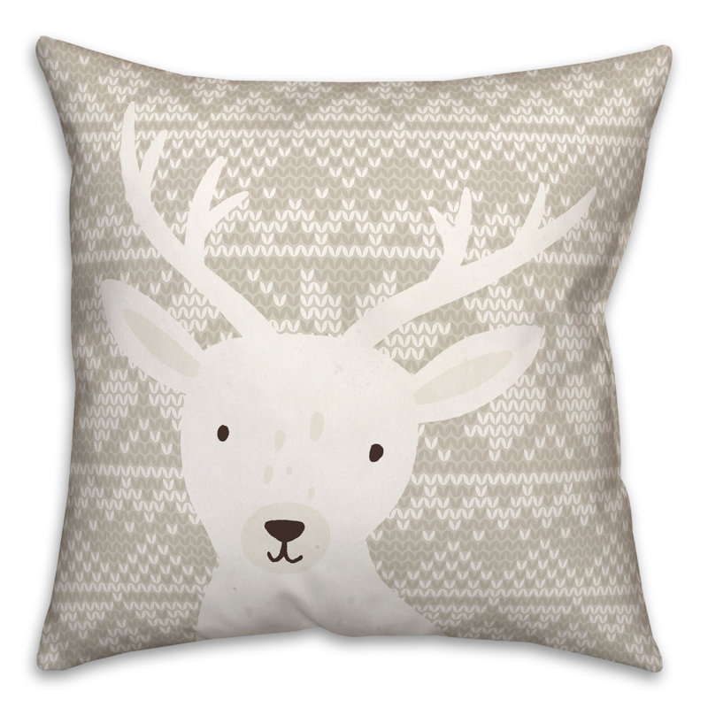 Abstract Snowflakes Throw Pillow Q