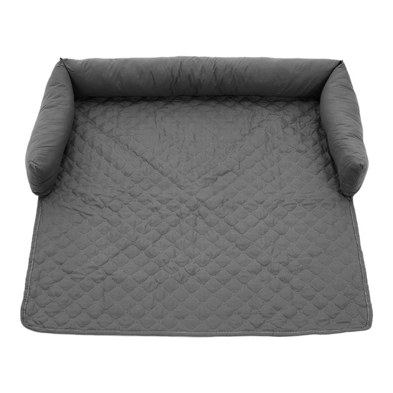 Atreau Fabric Pet Bed, 12 cm H x 75 cm W x 75 cm D, Grey