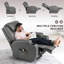 Fauteuil inclinable électrique en polyester et métal avec rangement -1497317219