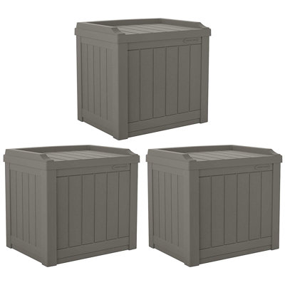 Suncast 22 Gallons Gallon Water Resistant Deck Box by Suncast