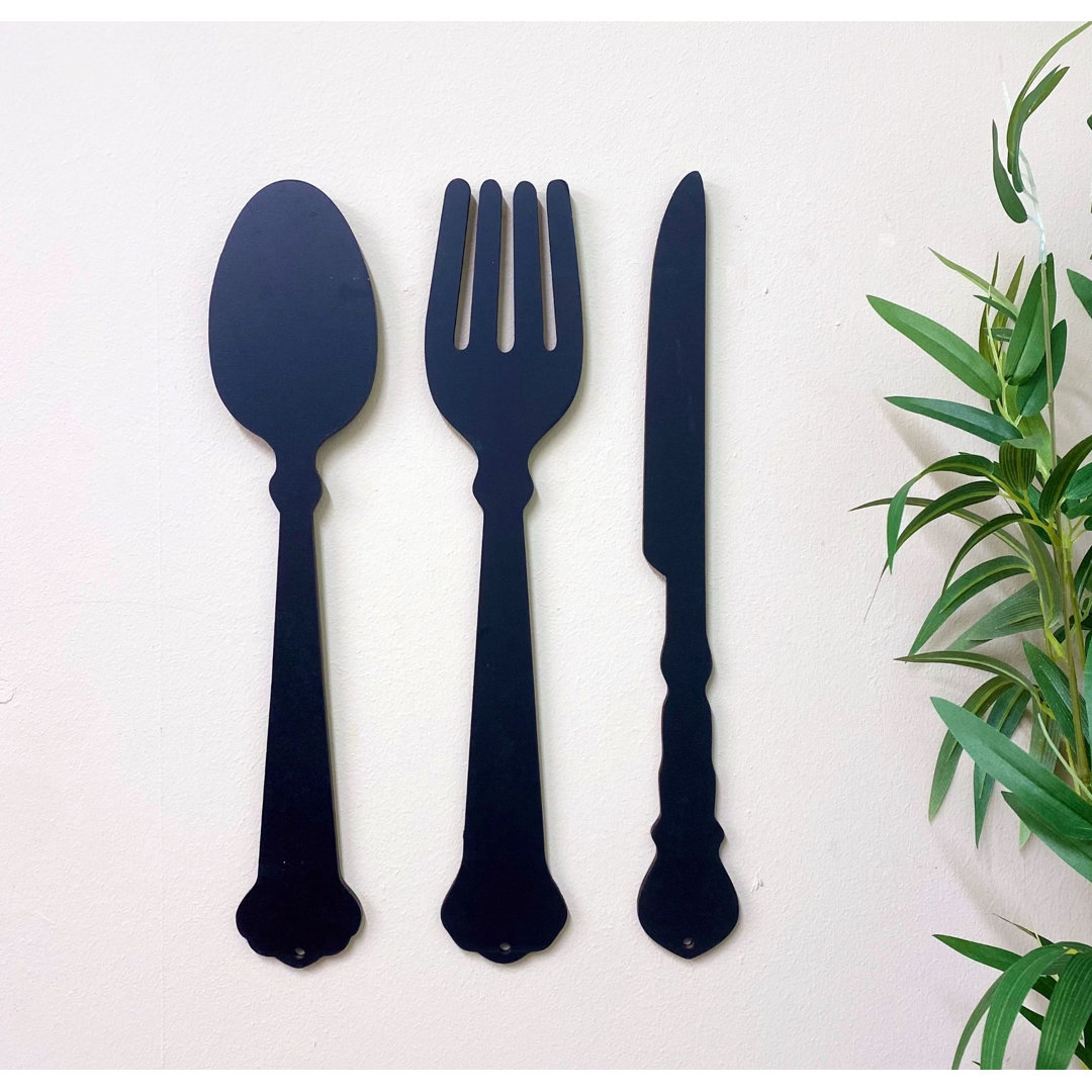 3 Piece Cutlery Wall Décor Set