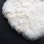 Tapis blanc en peau de mouton fait à la main Mera-1906169958