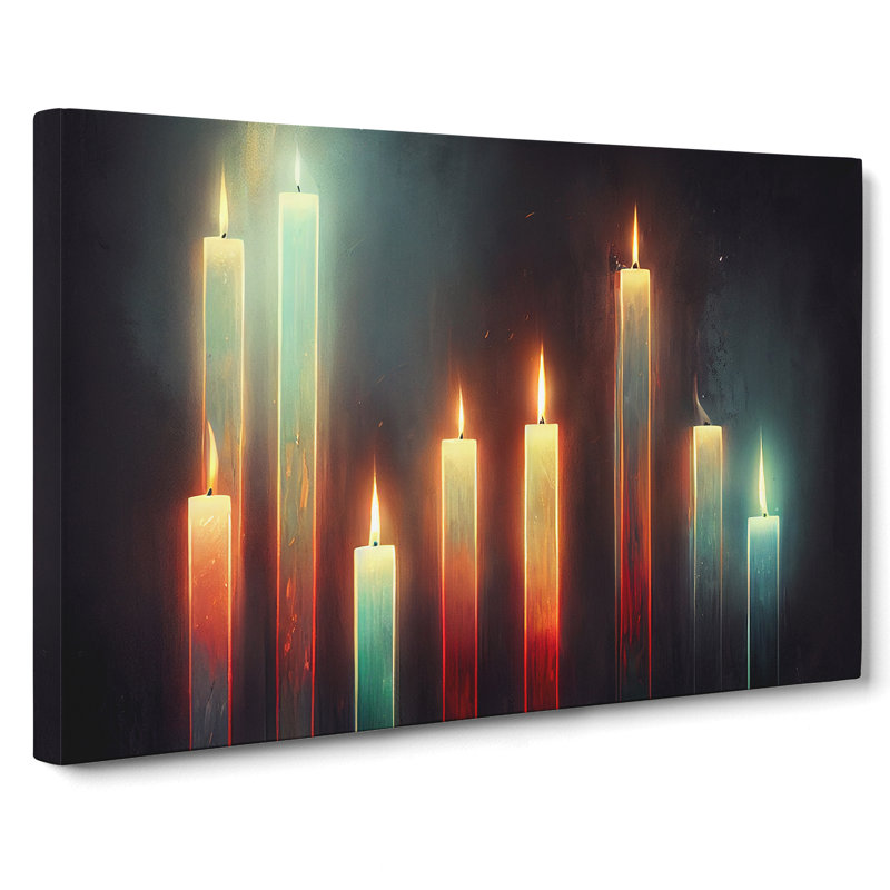 Candle Art Vol.2 - Wrapped Canvas, 35cm H x 50cm W x 3cm D