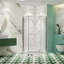 Porte de douche pivotante