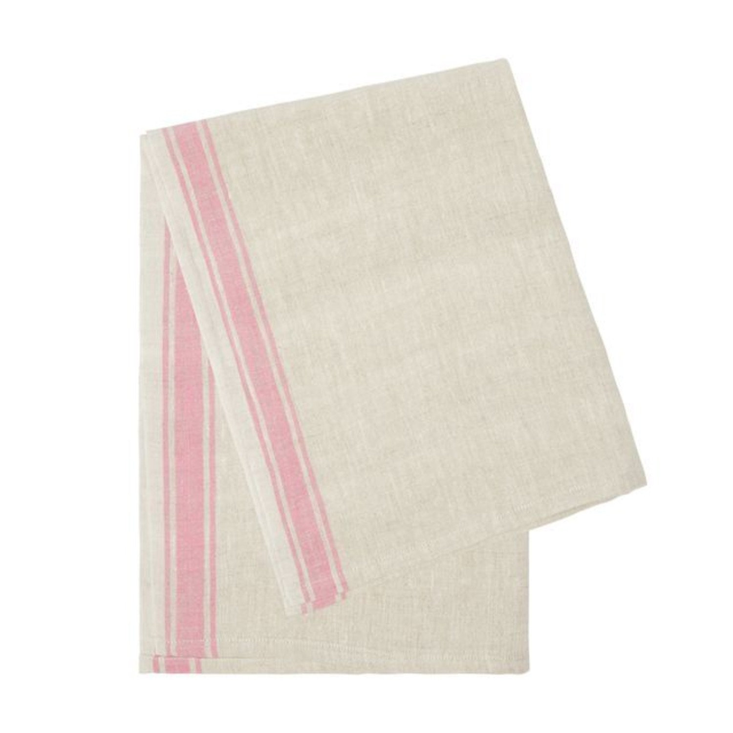 Gillespie Linen Tea Towel, Pink