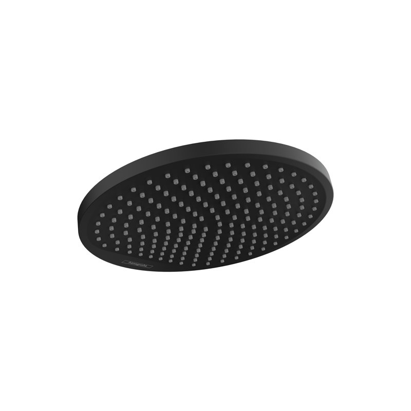 Hansgrohe Crometta Fixed Shower Head 240 1-Jet, 2.5, Black