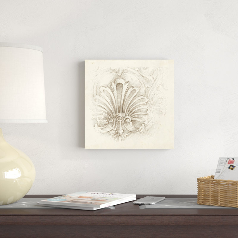 Décoration architecturale I, H 12 po x l 12 po