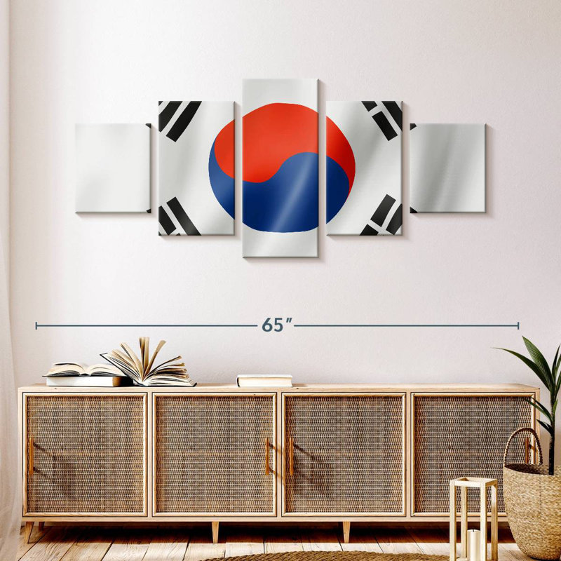 South Korea Flag, 24" H x 55" W