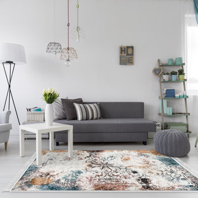Sophie Flatweave White/Grey/Brown Rug