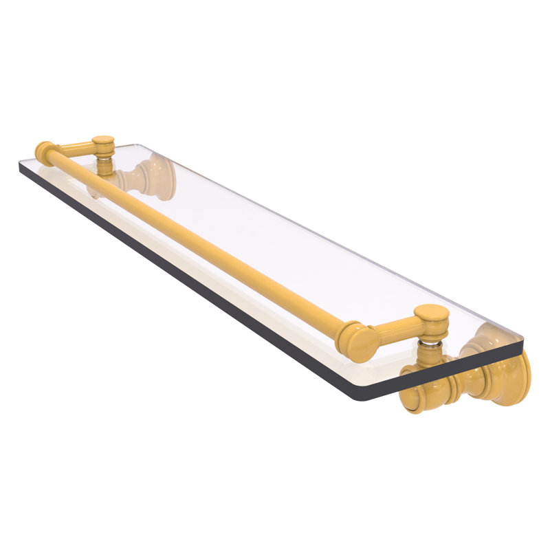 Tablette flottante Carolina, H 3,3 po x l 22 po x P 5,54 po, Or espagnol