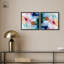 Visual Poem II Set Canvas Maximalist Abstract by Art Remedy-111800224-111800228