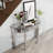 100cm Glass Top Console Table