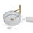 Stadium 16" Clear Tempered Glass Circular Vessel Bathroom Sink - Timeless Collection-100634370
