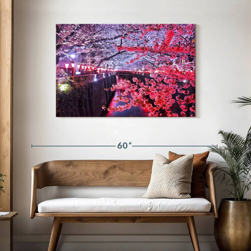 Nicci Meguro River At Spring, 30'' H x 45'' W