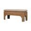 Boucle Upholstered Bench