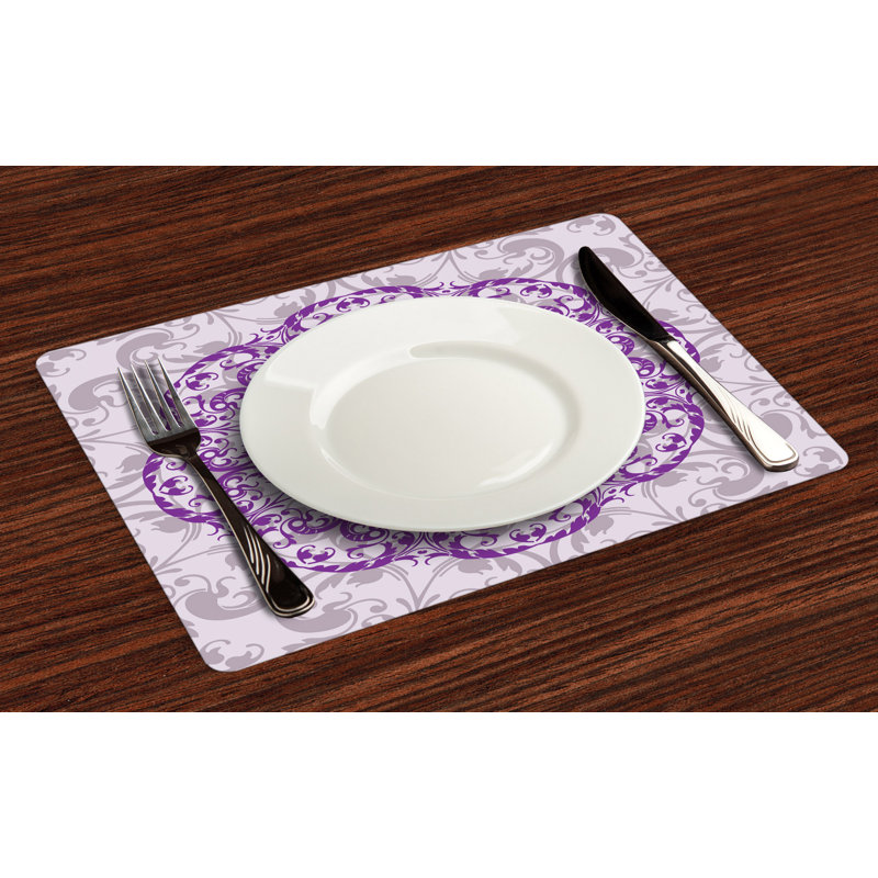 Polyester Abstract Rectangle Placemat
