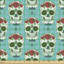 Giraldo Roses on Skull South American Culture Fabric
