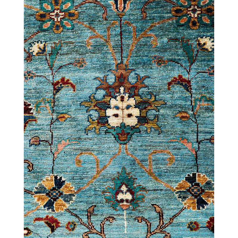 One-of-a-Kind Rectangle 8'9" X 12' Hand Knotted Area Rug