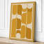 Ochre Forms Mid-Century - Wrapped Canvas-1390149090-1390149103