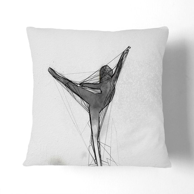 Square Throw Cushion, Stone, 40 x 40 cm