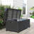 New Classic 40.25'' W 27 Gallons Water Resistant Wicker Storage Bench in Blue