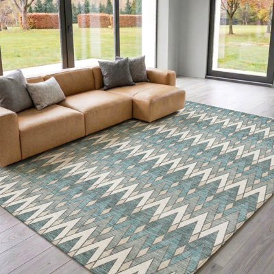 Premium Machine Washable Villers Geometric Rug